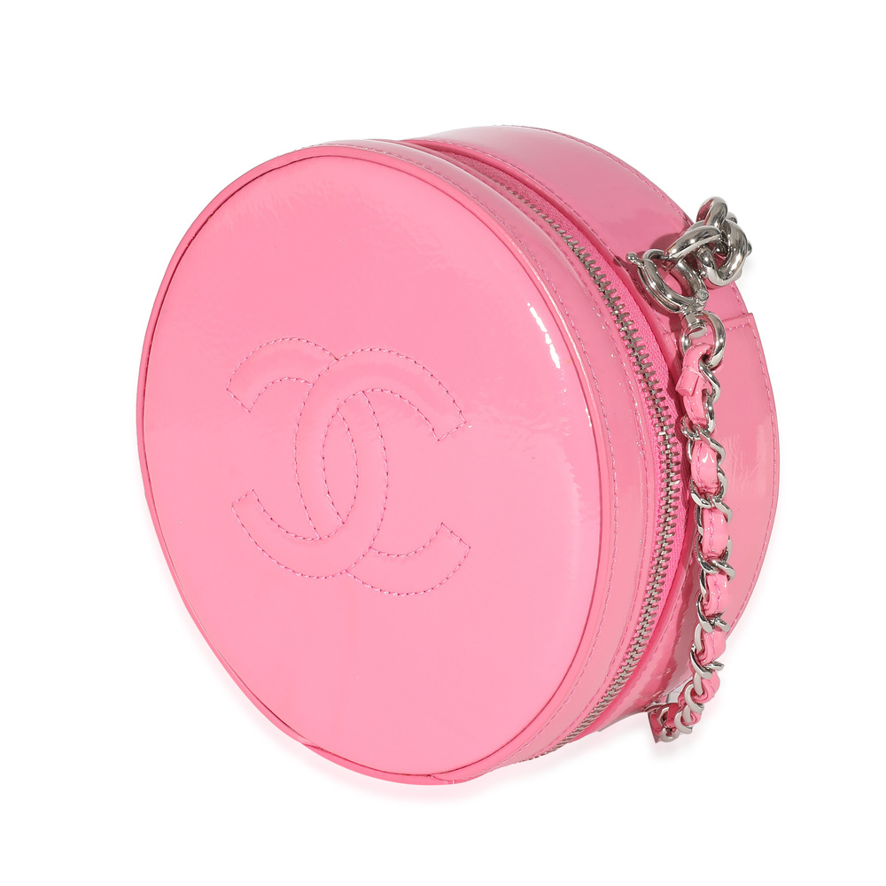 Chanel Pink Glazed Calfskin Round As Earth Bag - Picture 4 of 7